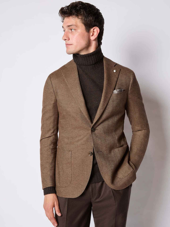 Blazer i Borstad Bomull