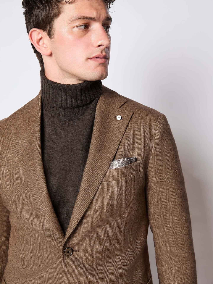 Blazer i Borstad Bomull