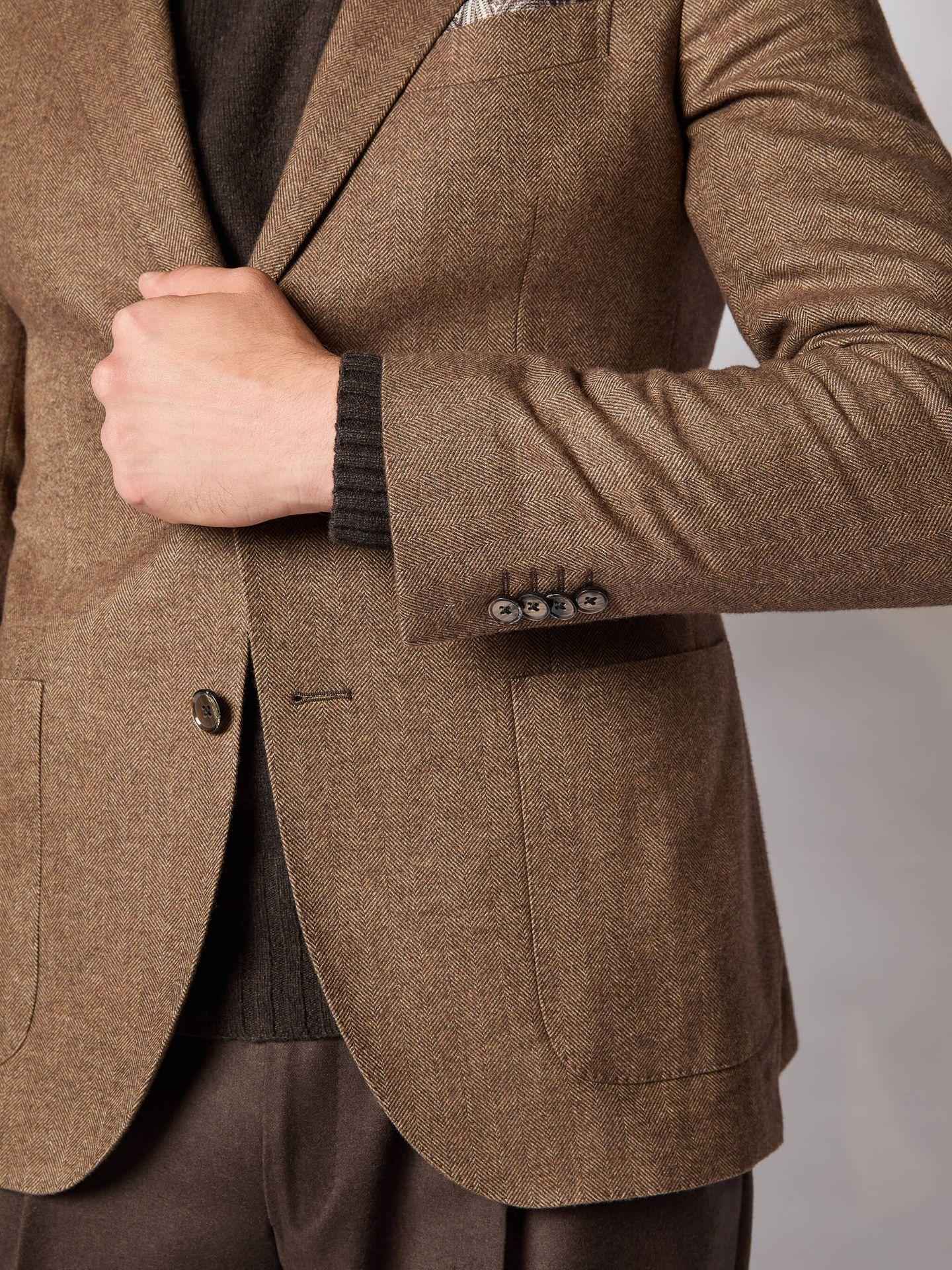 Blazer i Borstad Bomull