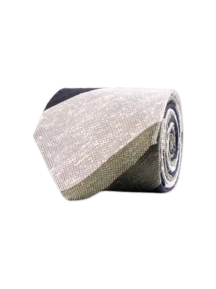 Blockrandig Shantung Slips