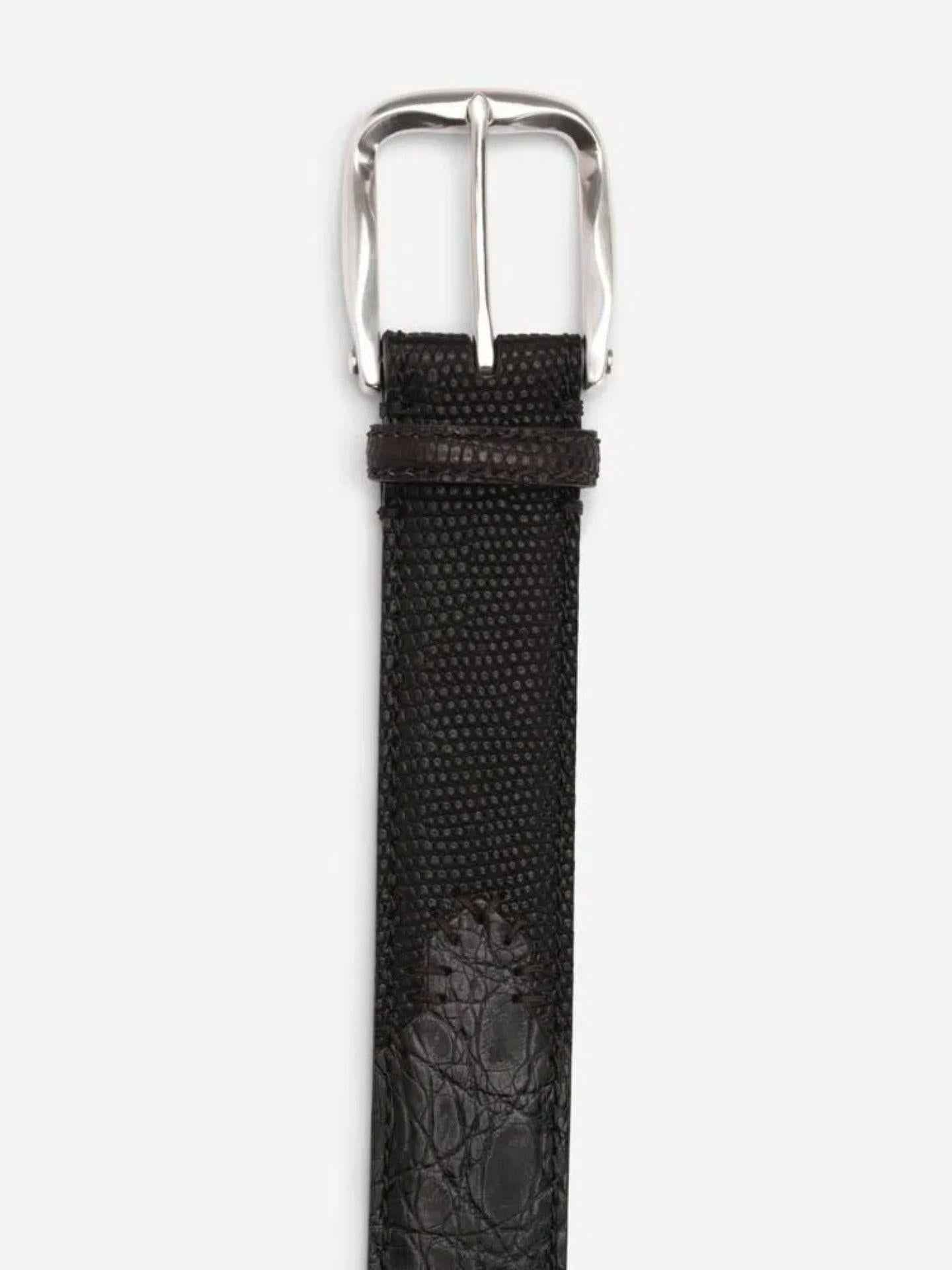 Bälte i Exotiskt Skinn