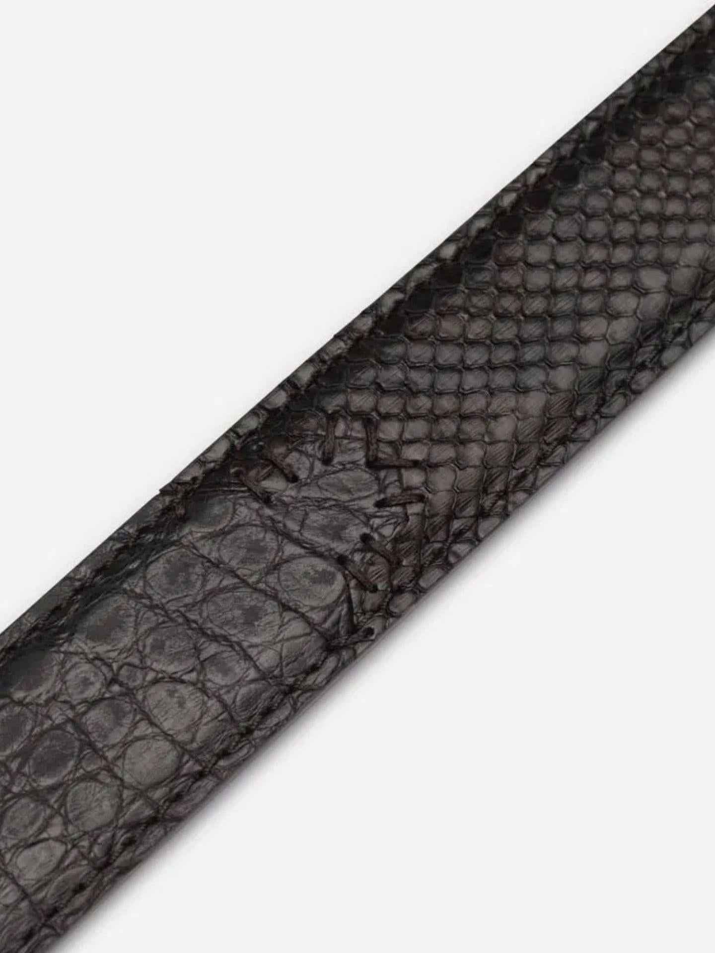 Bälte i Exotiskt Skinn