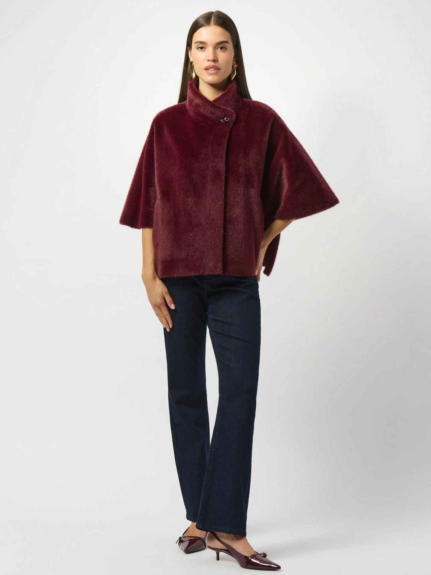 Boxig Faux Fur Cape