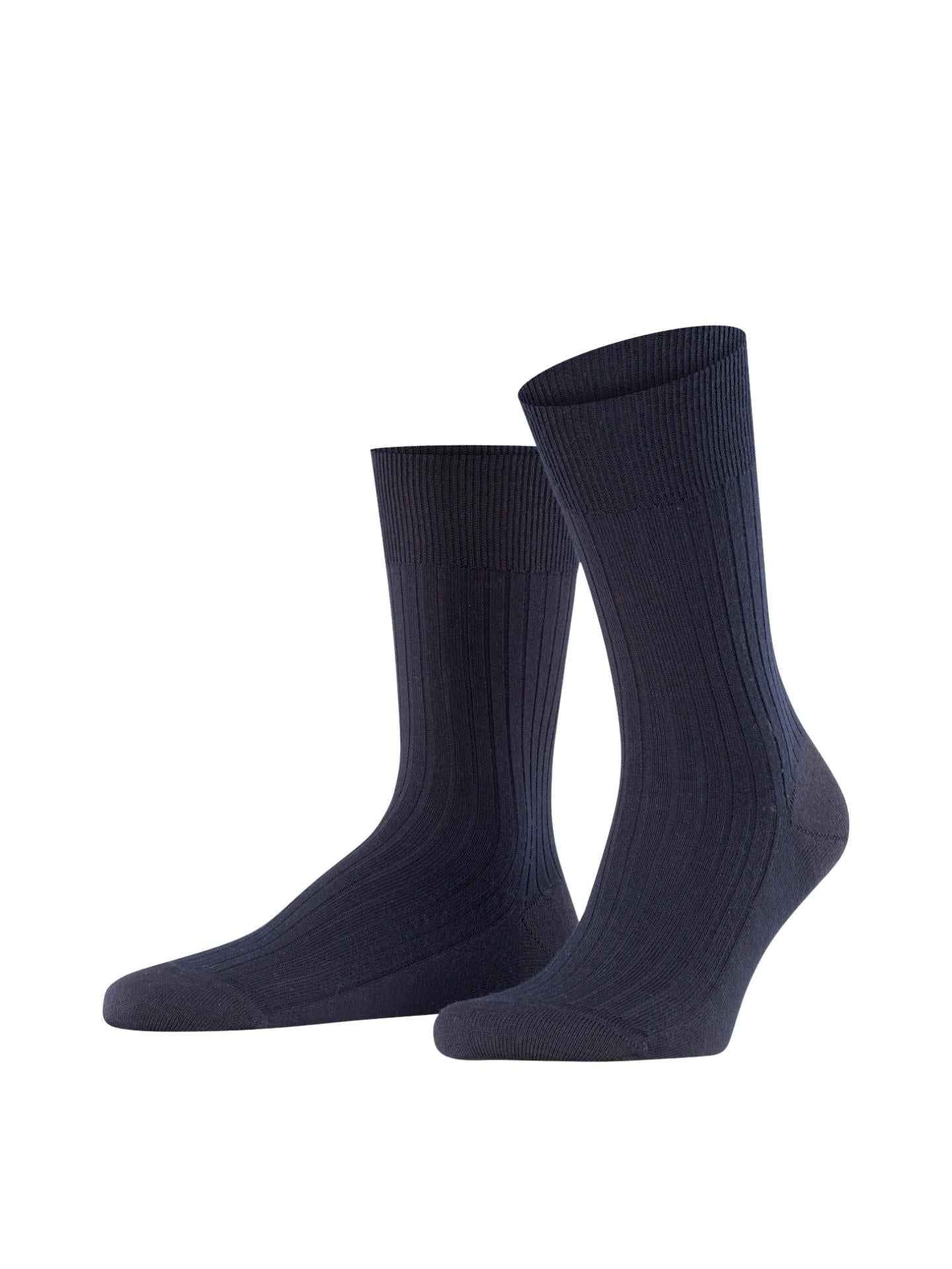 Bristol Ribbstickade Merino Strumpor