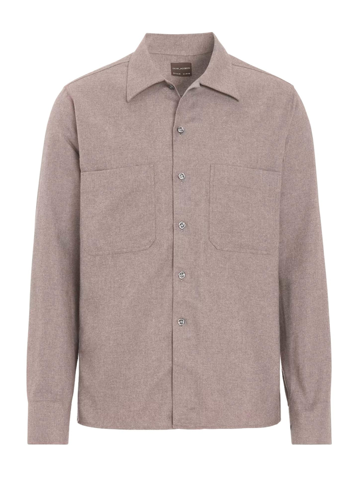 Oscar Jacobson - Brun Casual Flanellskjorta