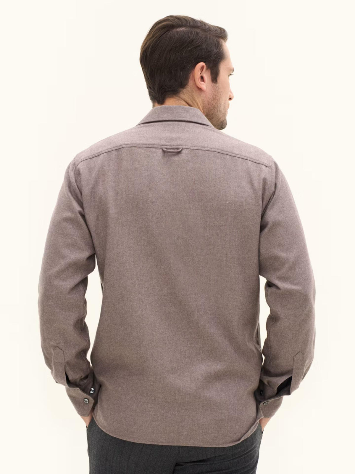 Oscar Jacobson - Brun Casual Flanellskjorta