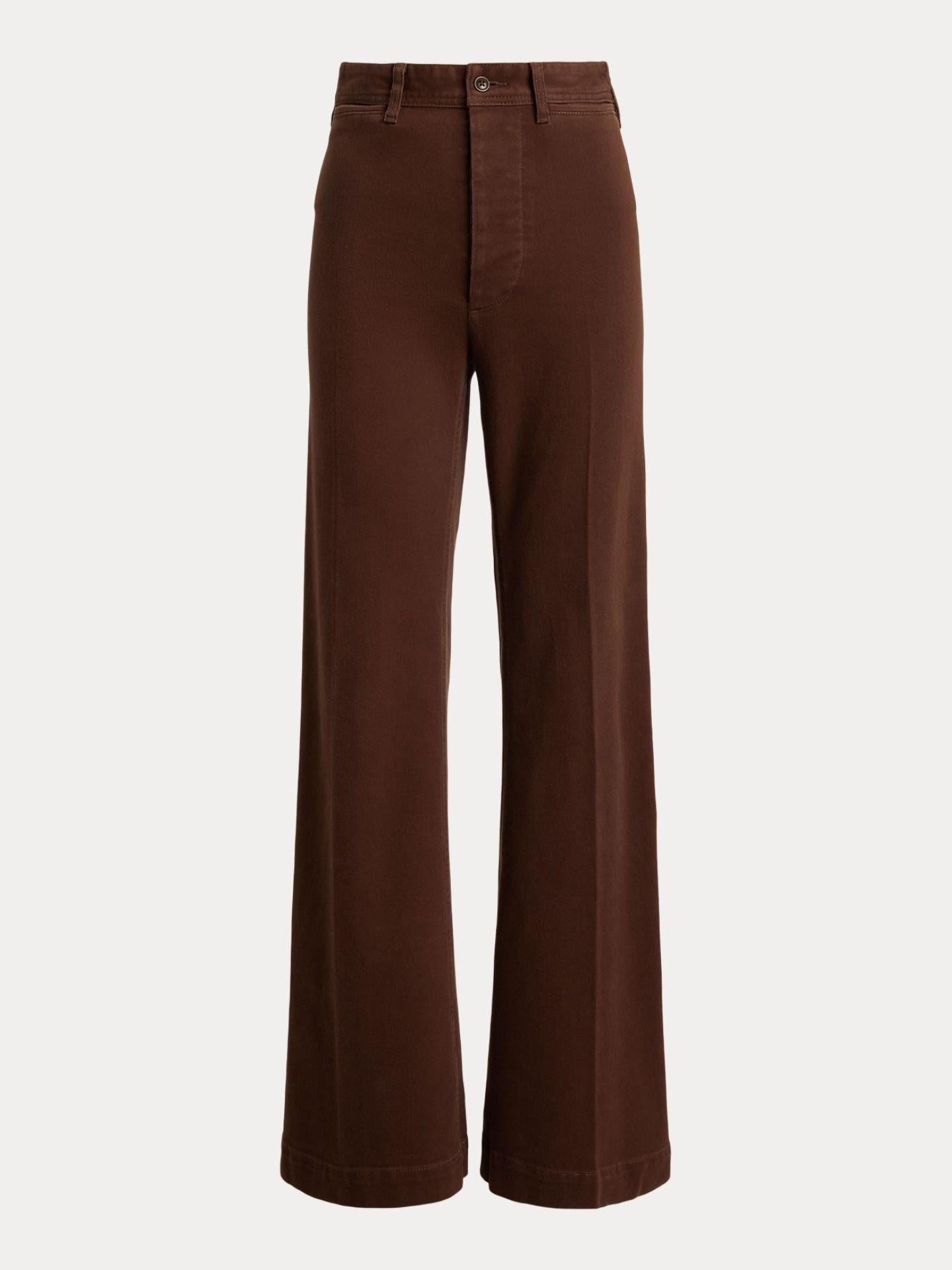 Brun Cotton-Stretch Beaton Byxor - Polo Ralph Lauren