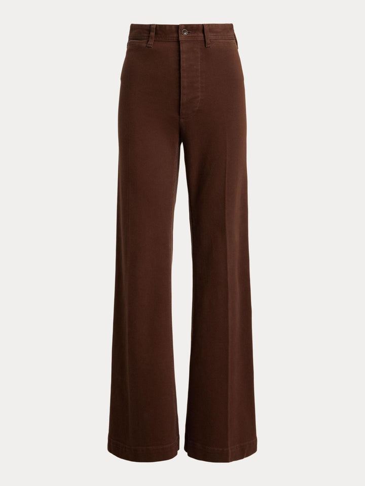 Brun Cotton-Stretch Beaton Byxor - Polo Ralph Lauren