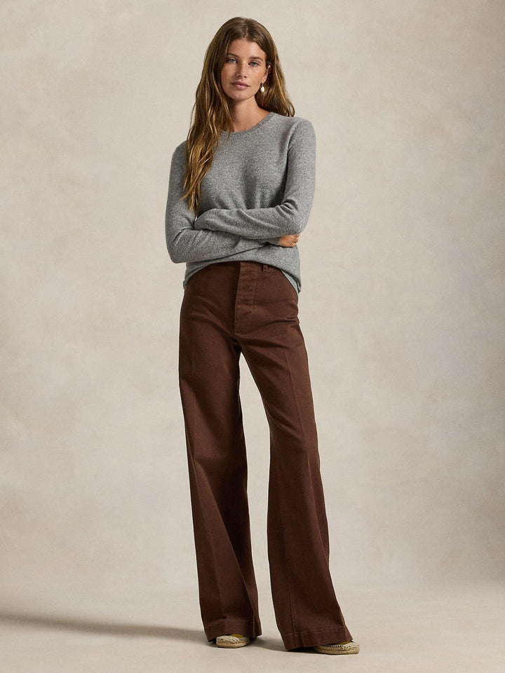Brun Cotton-Stretch Beaton Byxor - Polo Ralph Lauren
