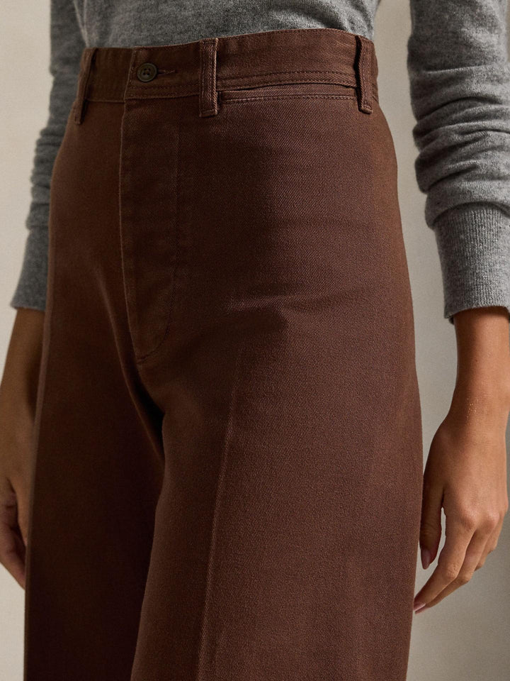 Brun Cotton-Stretch Beaton Byxor - Polo Ralph Lauren