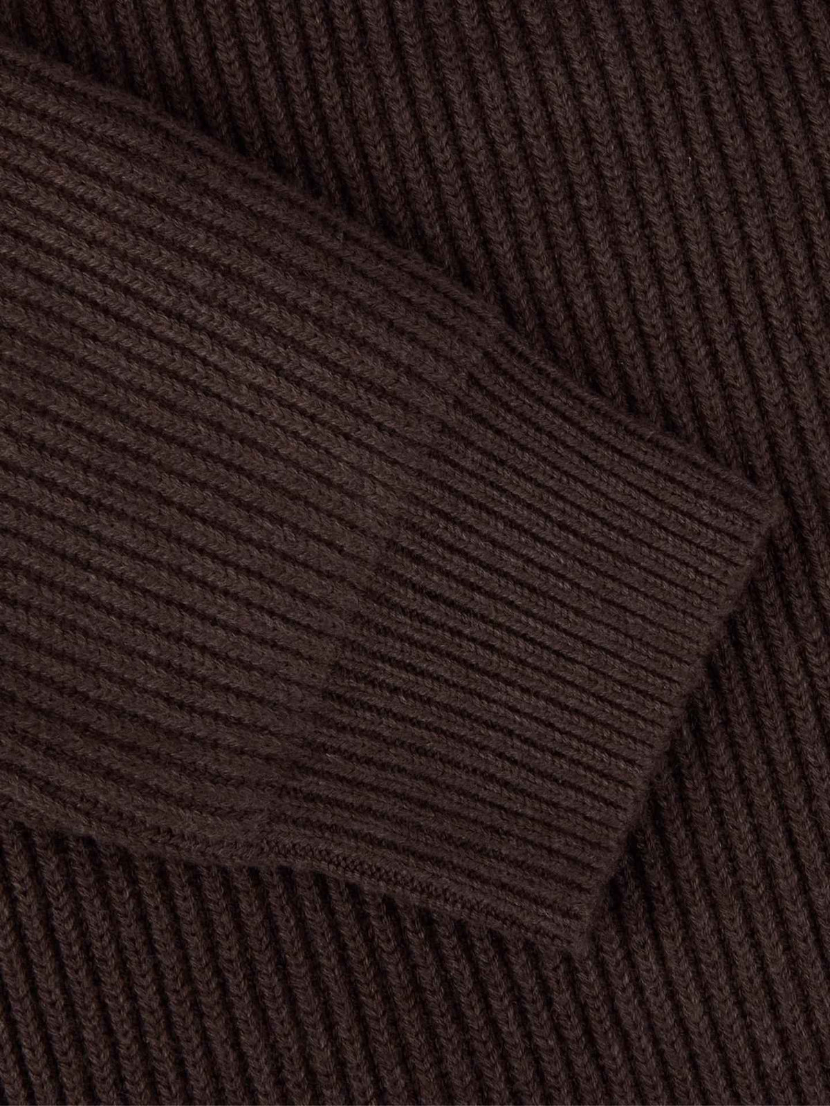 Brun Hybrid Alcantara Cardigan