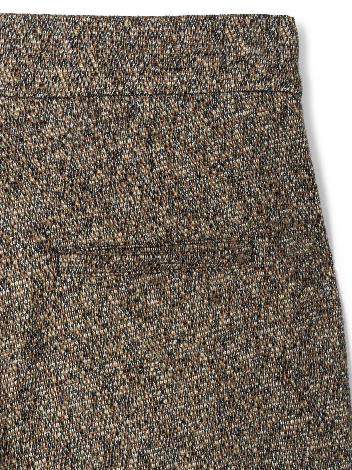 Brunmelerad Ava Utility Tweedbyxa - Cambio