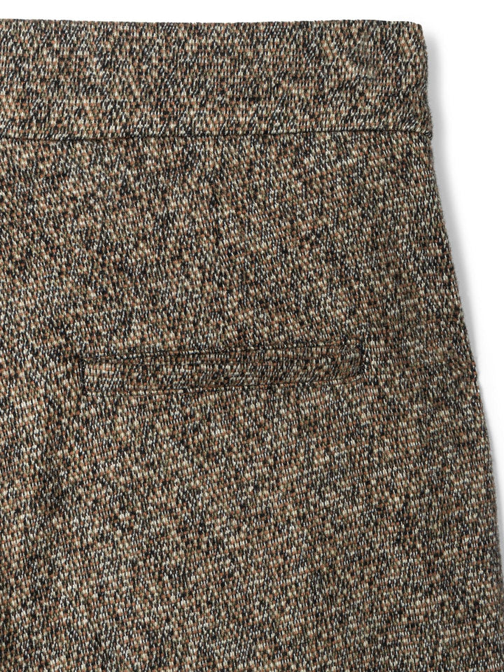 Brunmelerad Ava Utility Tweedbyxa - Cambio