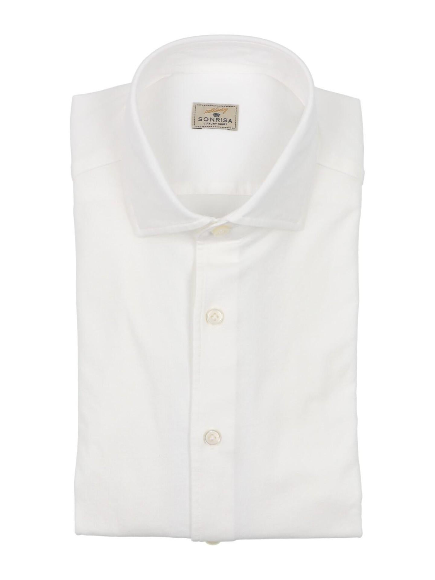 Off-white Casual Jerseyskjorta - Sonrisa