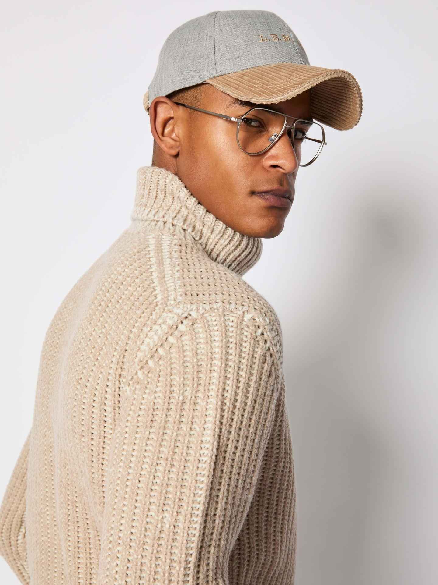 Chunky Stickad Polotröja i Ull