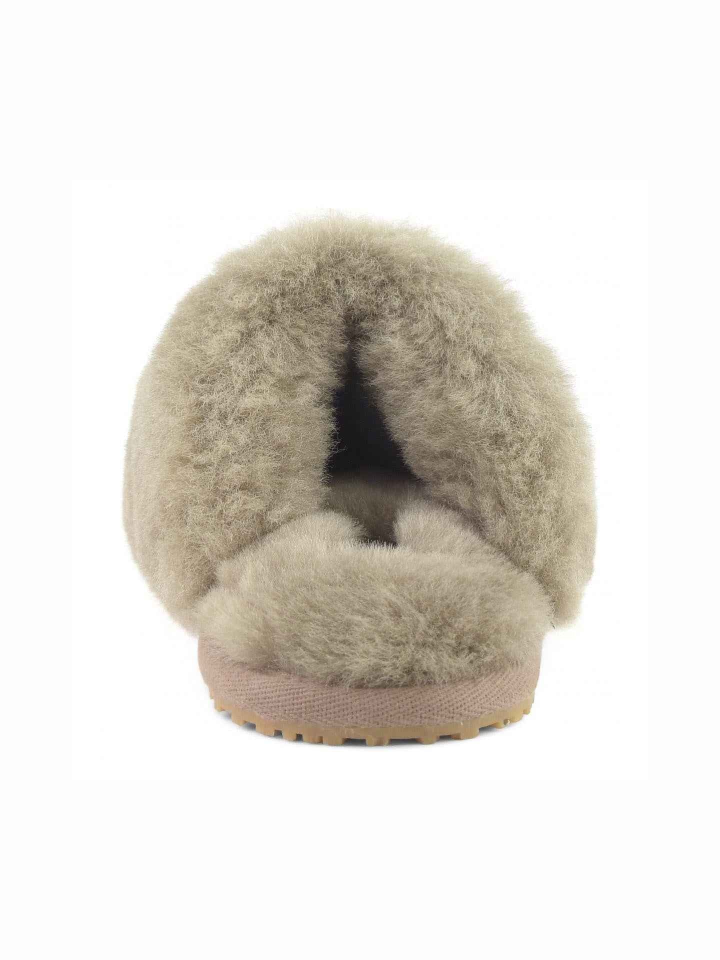 Closed-Toe Sheepskin Slipper