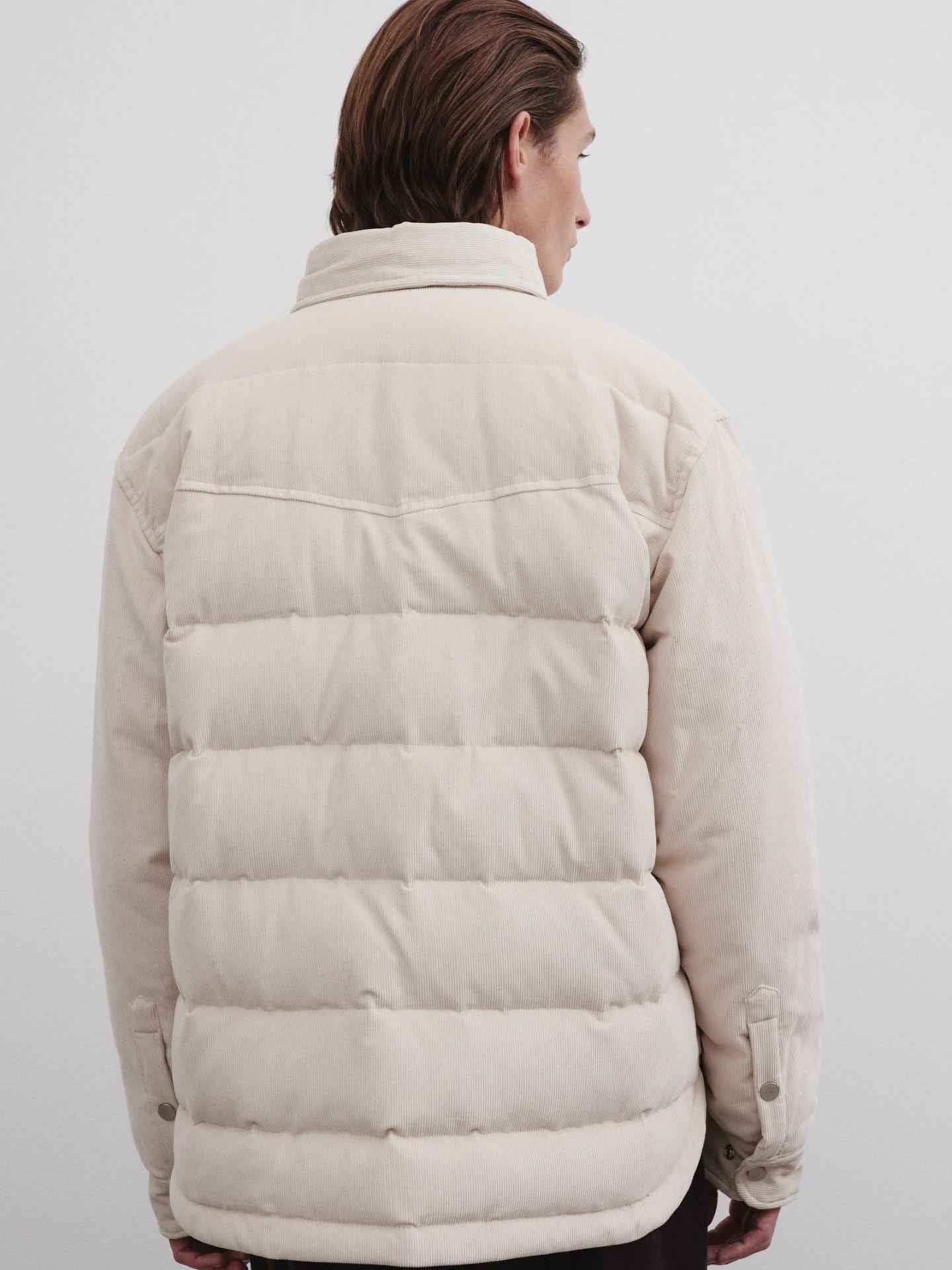 Corduroy Down Shirt Jacket