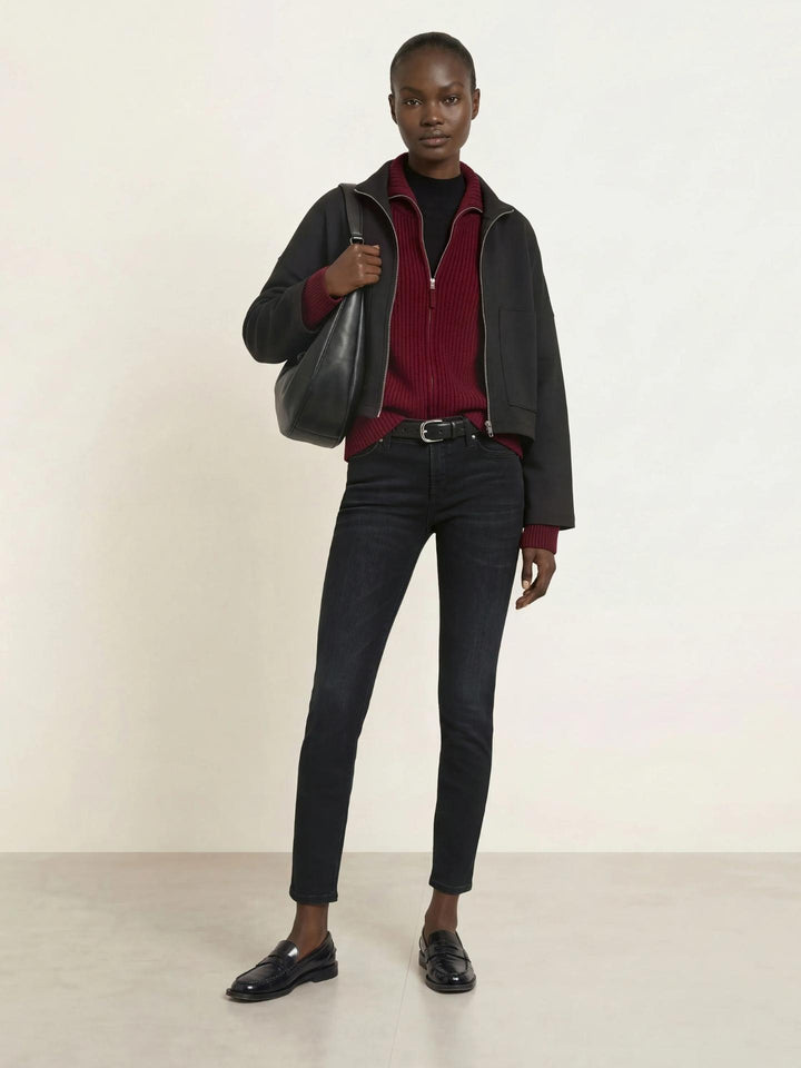 Dark Wash Piper Crop Jeans - Cambio
