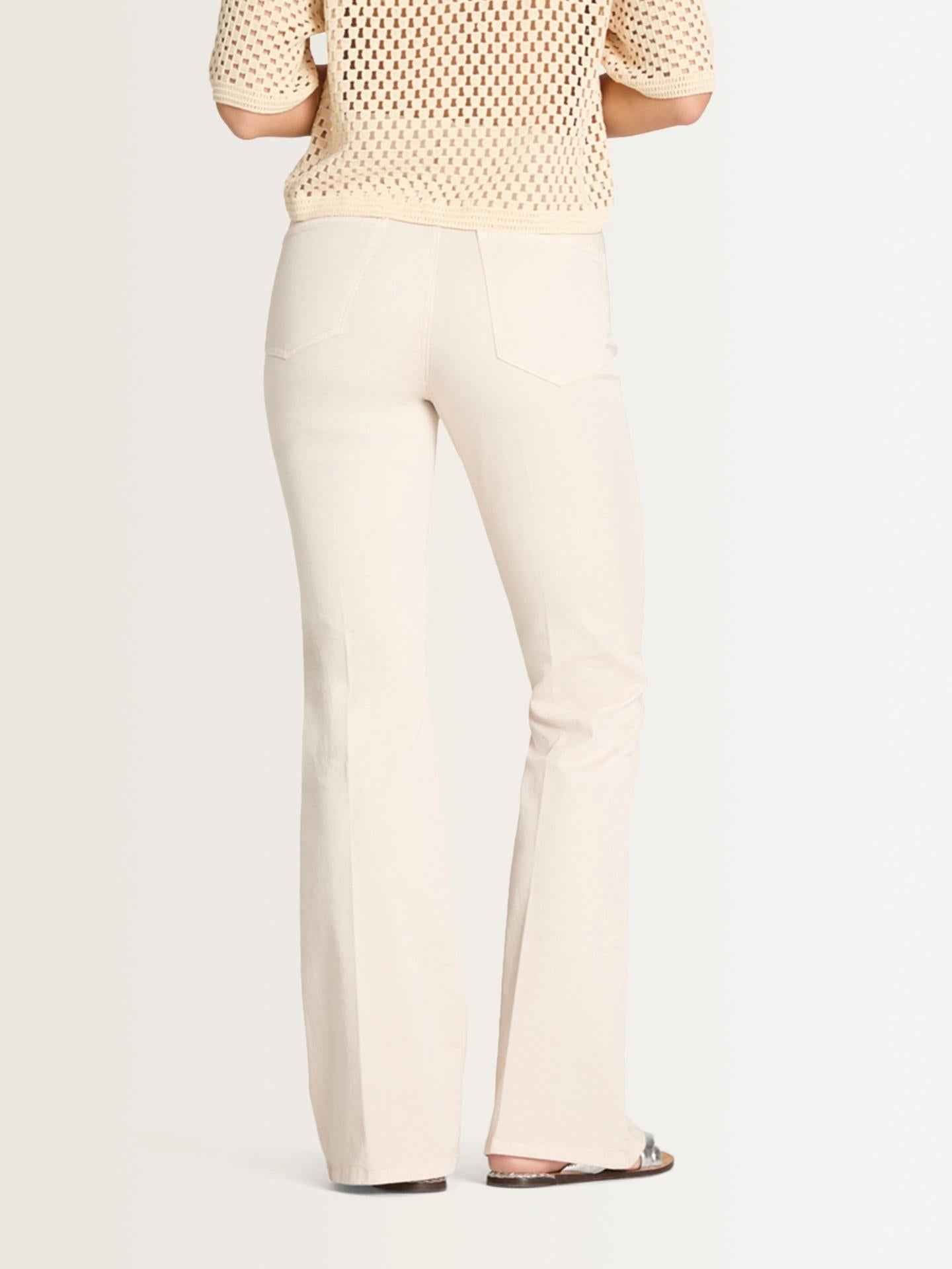 Ecru Fabienne Flared Jeans