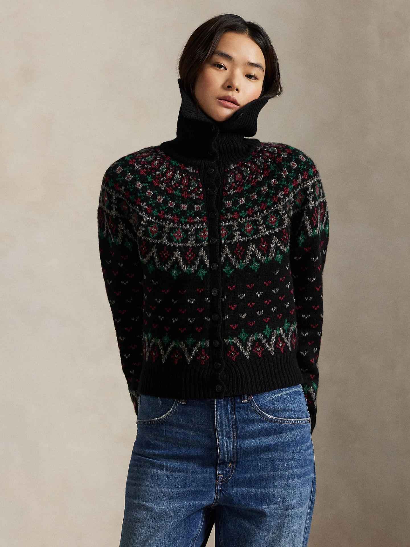 Fair Isle Cardigan i Ullmix