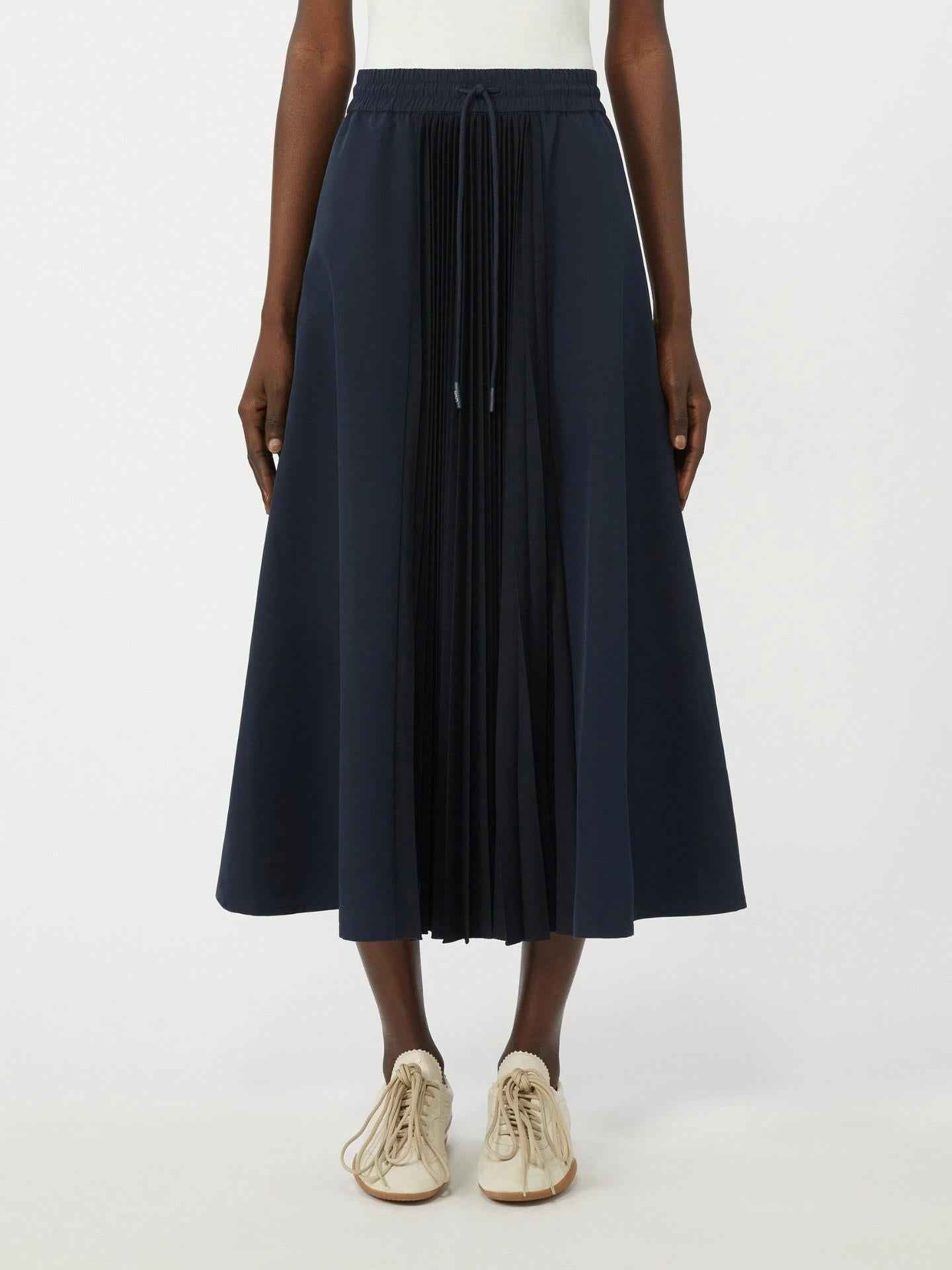 Flared Fit Midi Jerseykjol