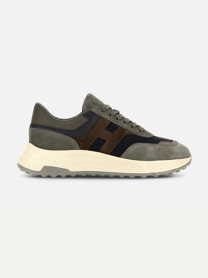 Hogan - Grå Blå Brun Hyperlight Sneaker