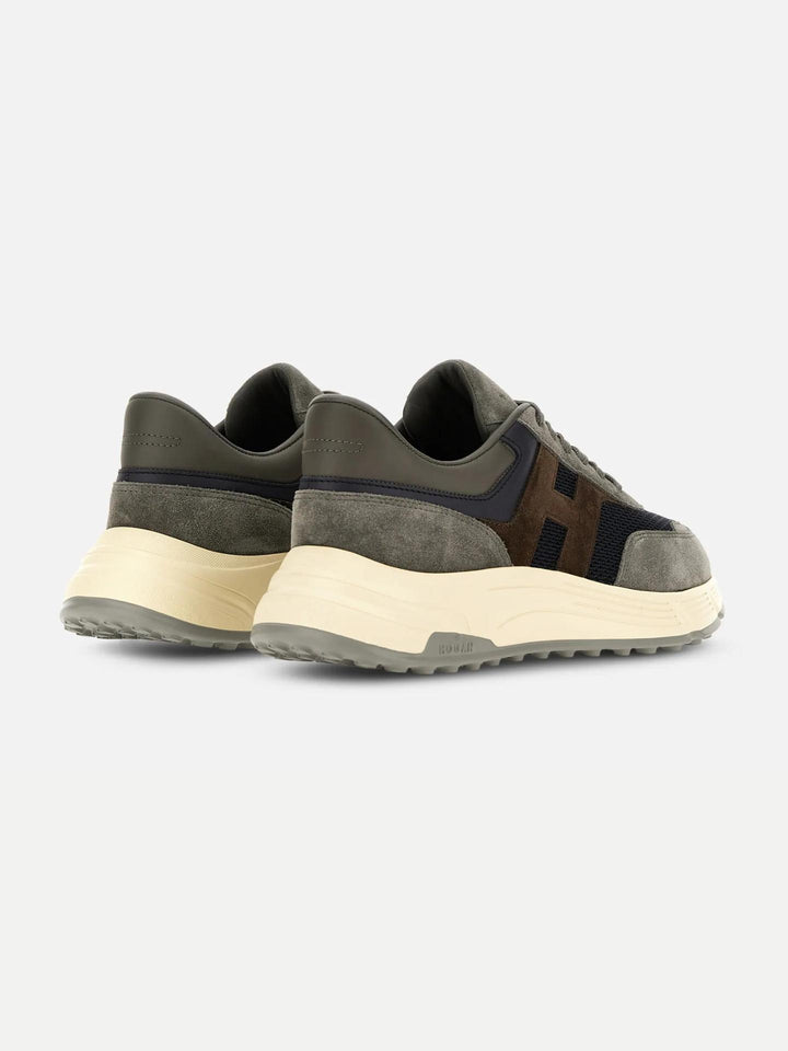 Hogan - Grå Blå Brun Hyperlight Sneaker