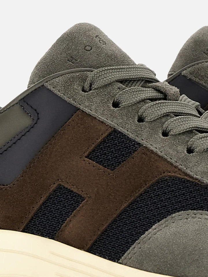 Hogan - Grå Blå Brun Hyperlight Sneaker