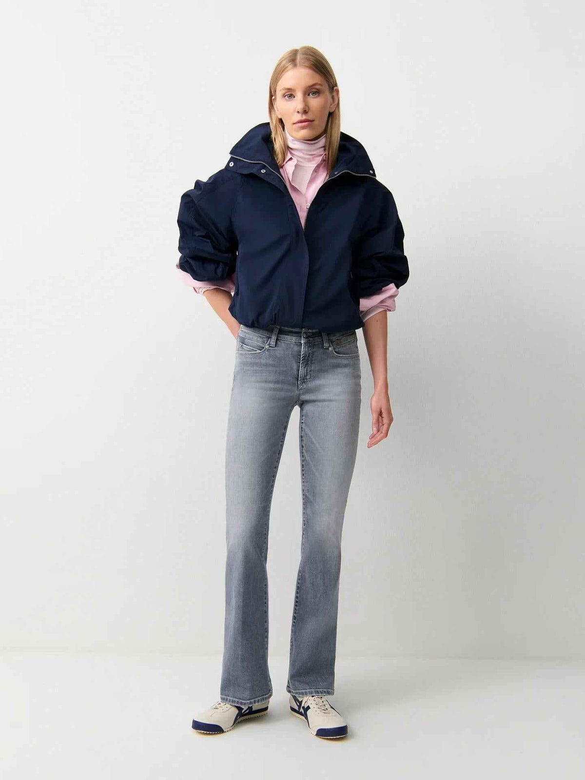 Grå Paris Flared Jeans