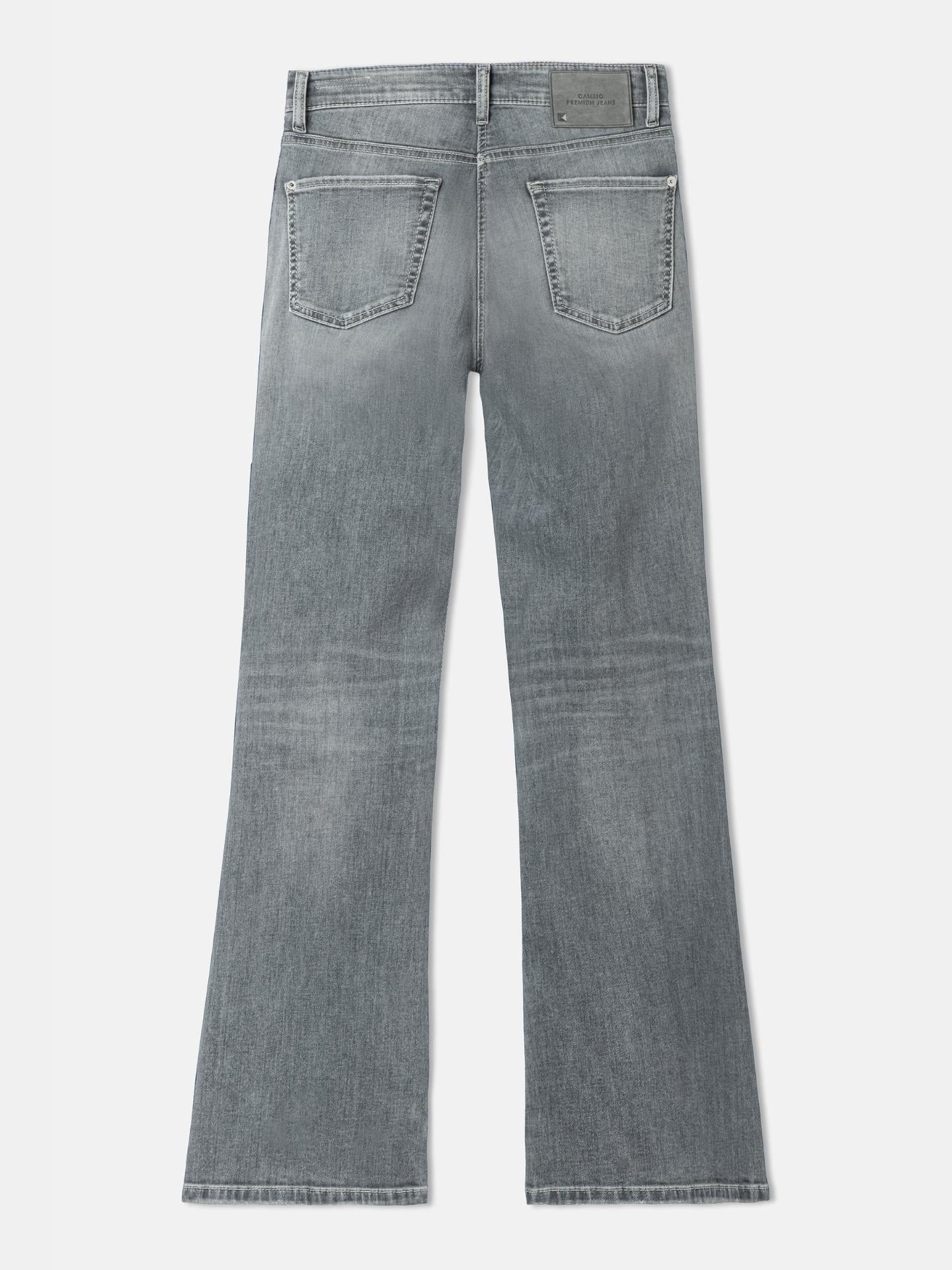 Cambio - Grå Paris Flared Jeans