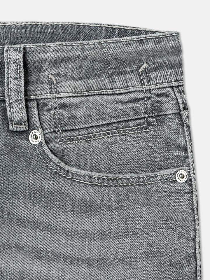 Cambio - Grå Paris Flared Jeans