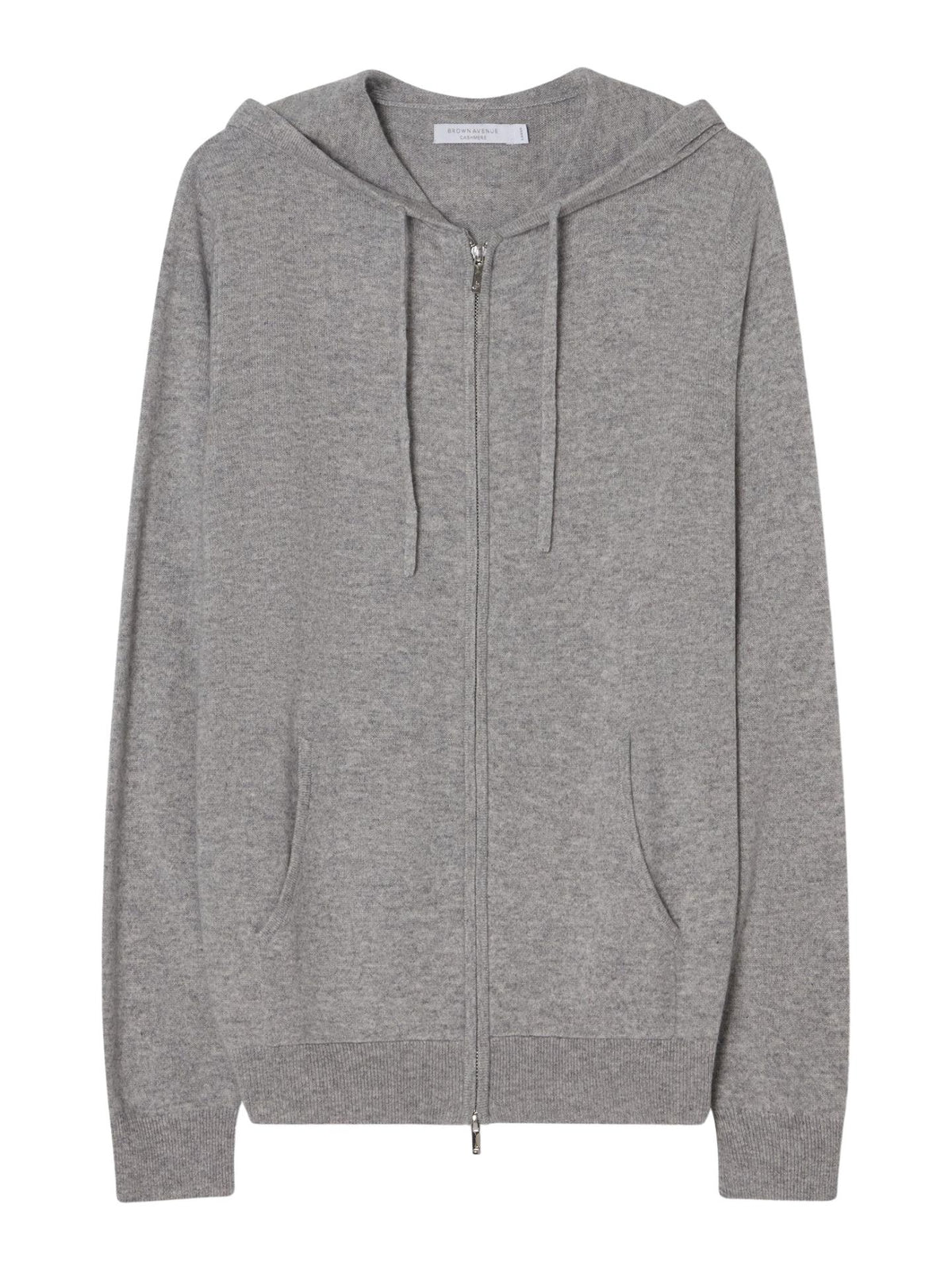 Grå Royal Kashmir Hoodie - Brown Avenue