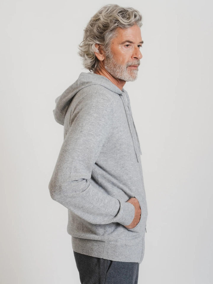 Grå Royal Kashmir Hoodie - Brown Avenue