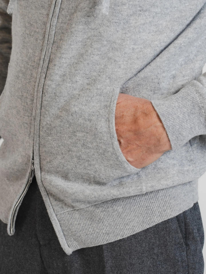 Grå Royal Kashmir Hoodie - Brown Avenue