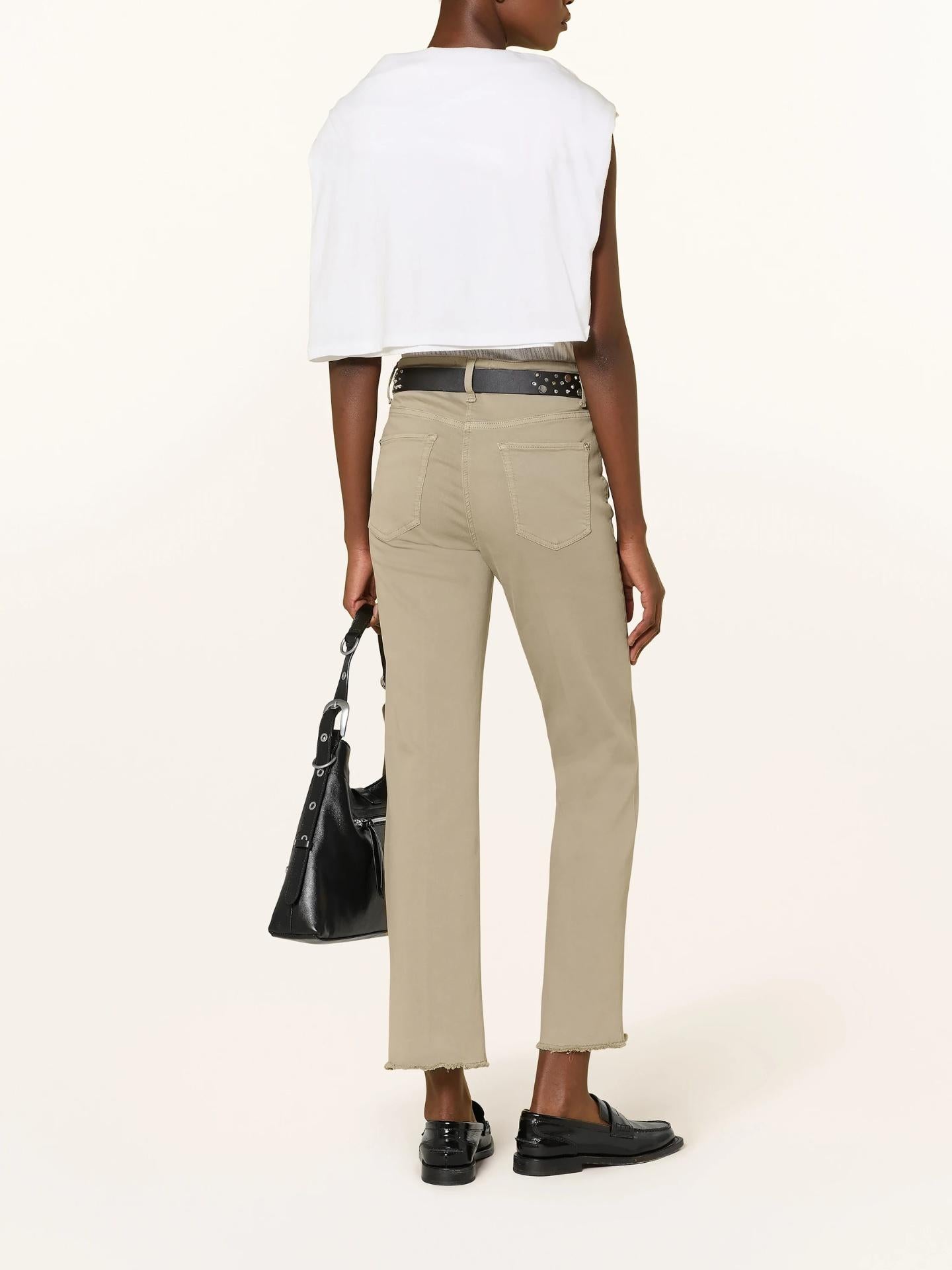 Grön Francesca Bootcut Cropped Jeans - Cambio