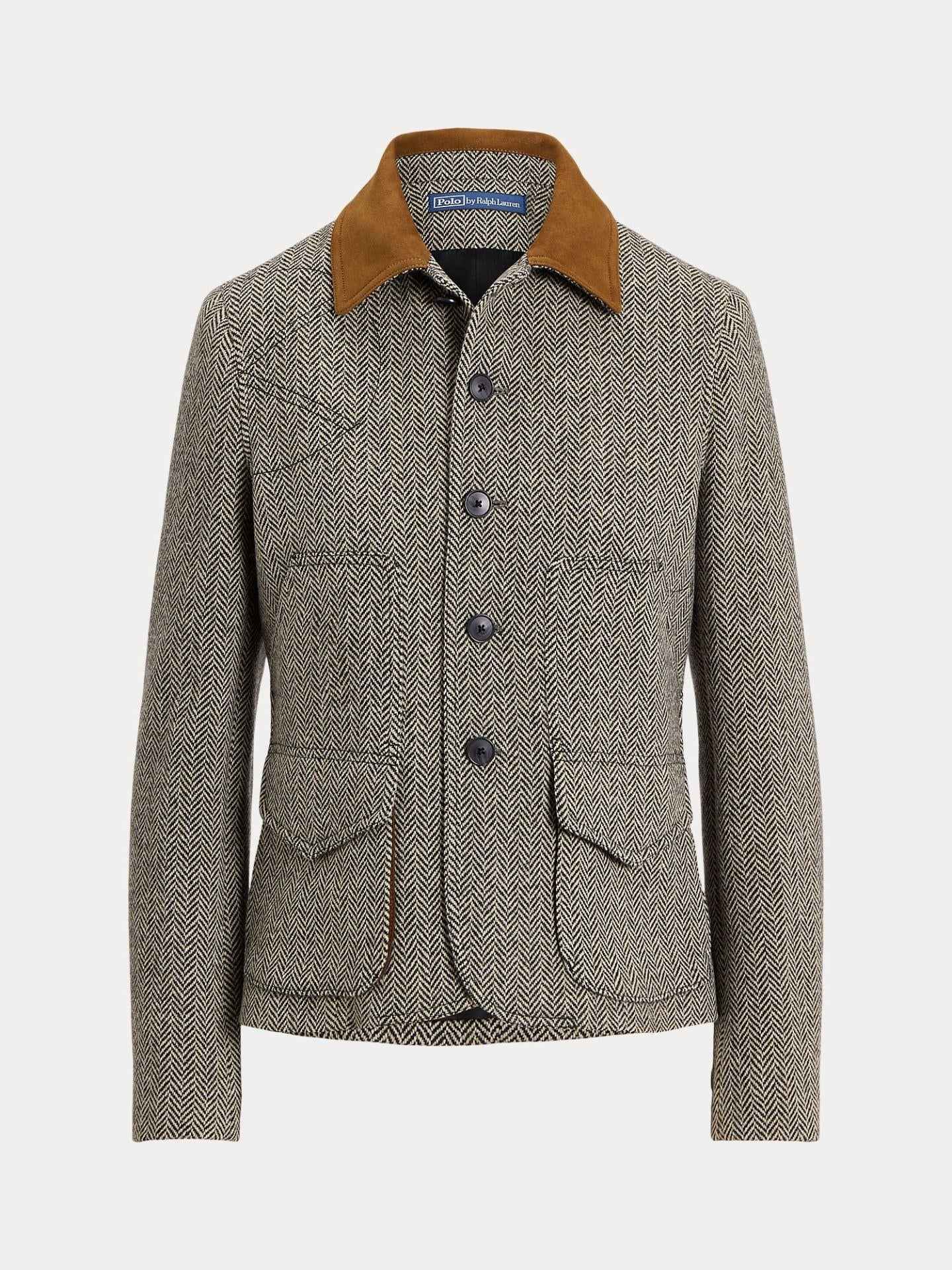 Jacka med Mockadetaljer