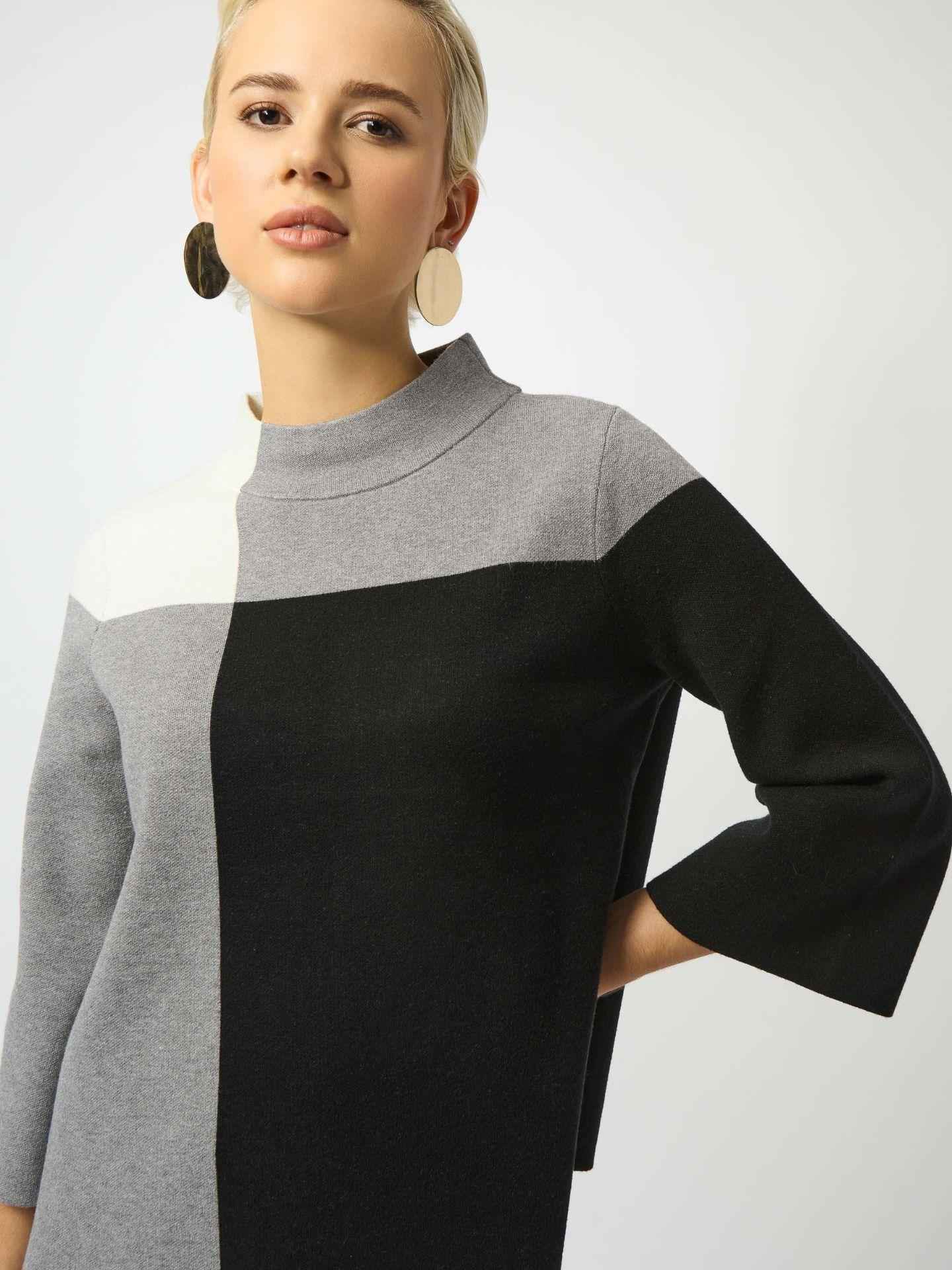 Jacquardtröja med Färgblock