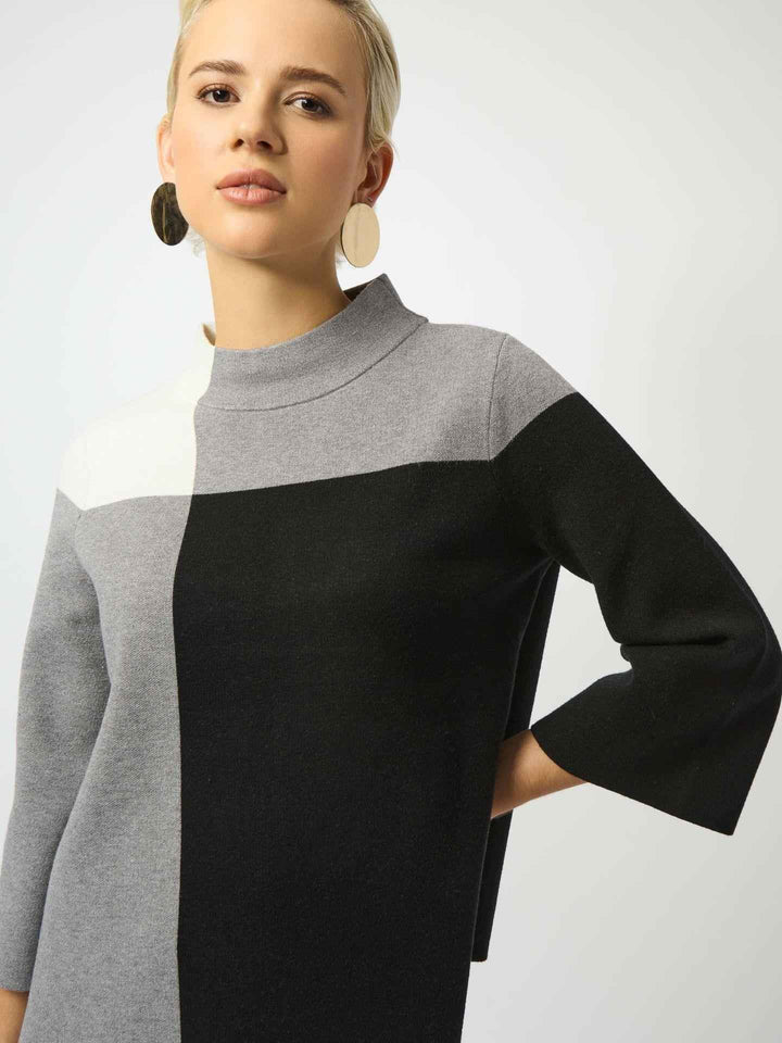 Jacquardtröja med Färgblock