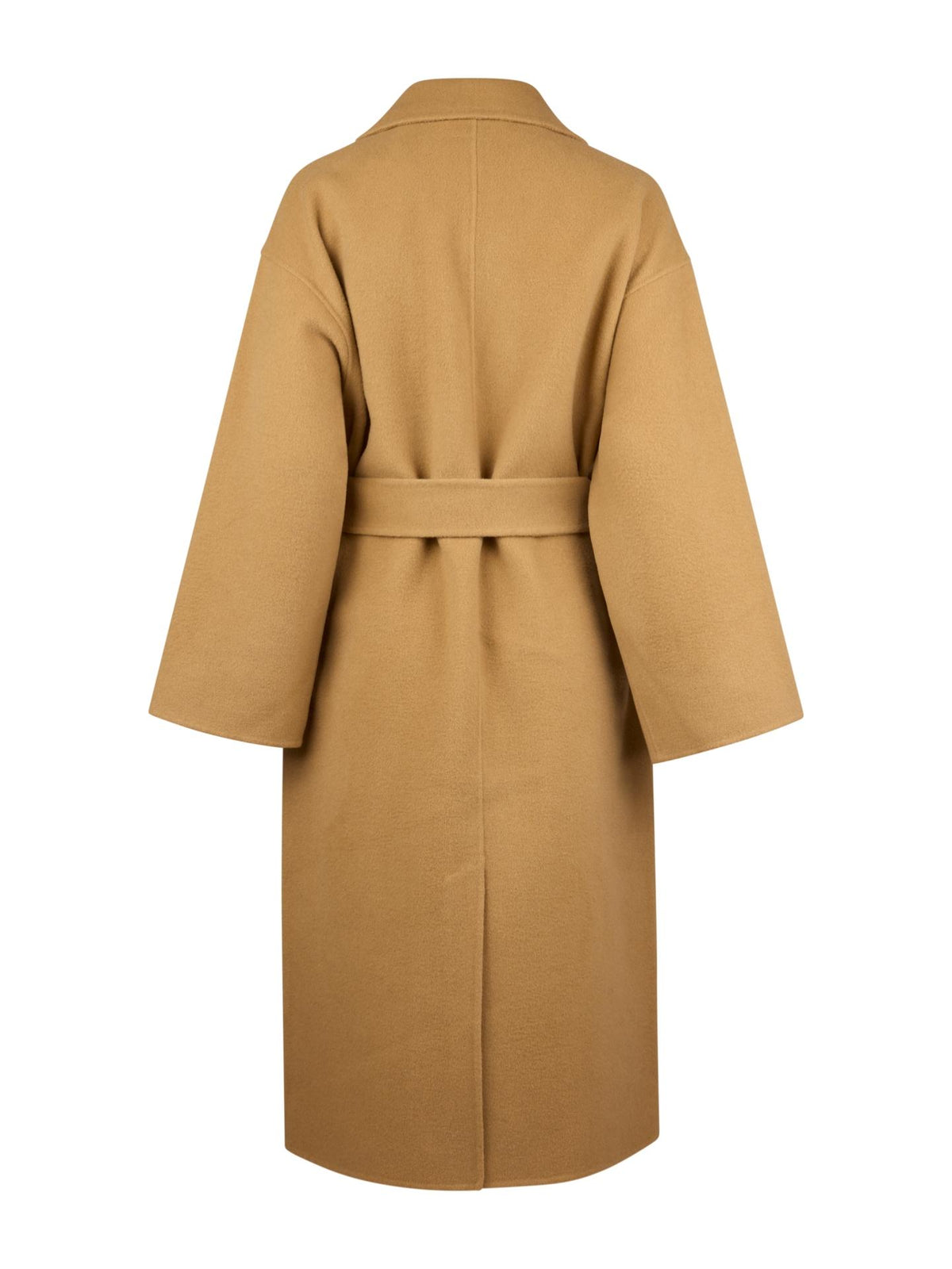 Kamelbeige Monica Oversize Ullkappa - Stenströms