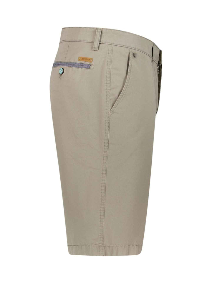 Khaki Modern Fit Bermudashorts