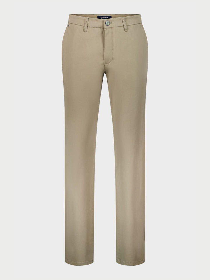 Khaki Modern Fit Chinos - Gardeur
