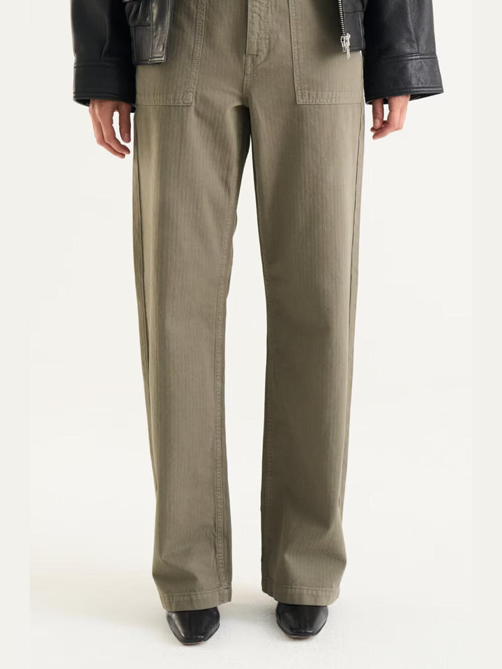 Khaki Sierra Loose fit Byxor - Twist & Tango