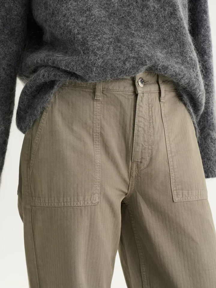 Khaki Sierra Loose fit Byxor - Twist & Tango