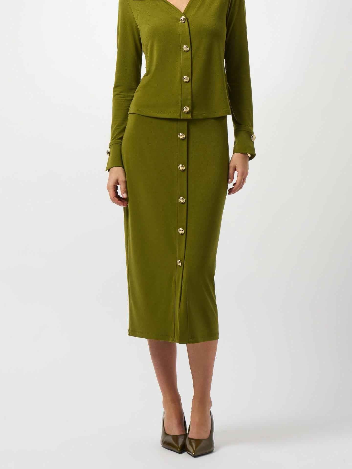 Kjol med Dekorativa knappar