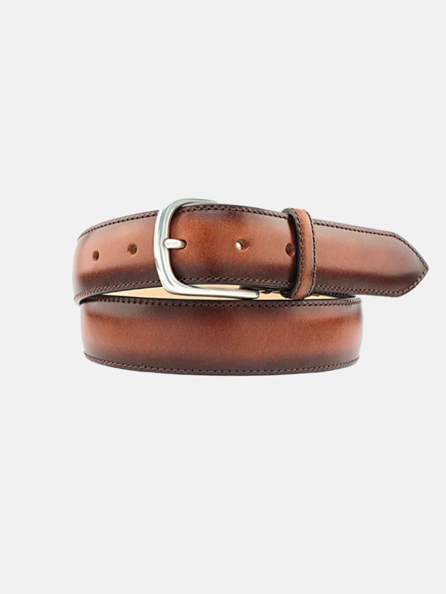 Läderbälte i kalvskinn