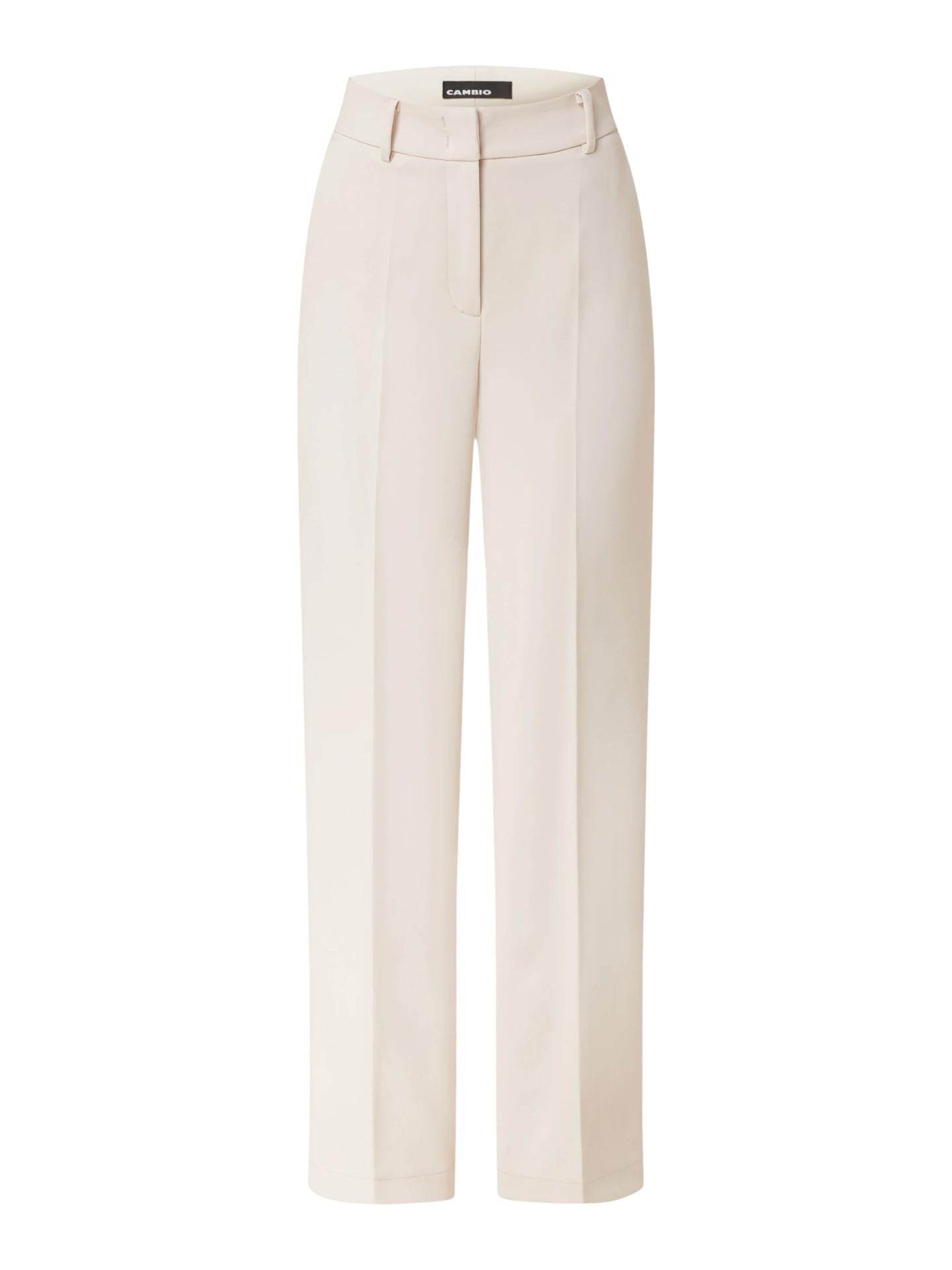 Ljusbeige Amelie Wide Leg Byxa - Cambio
