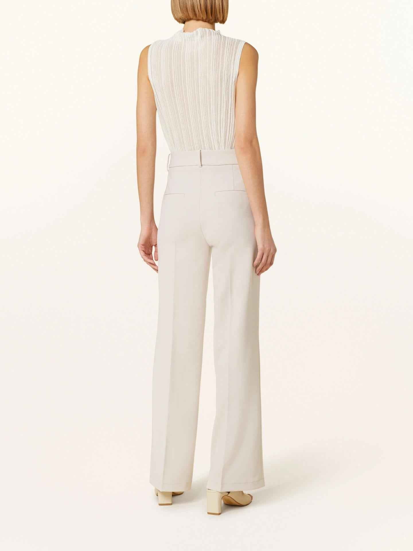 Ljusbeige Amelie Wide Leg Byxa
