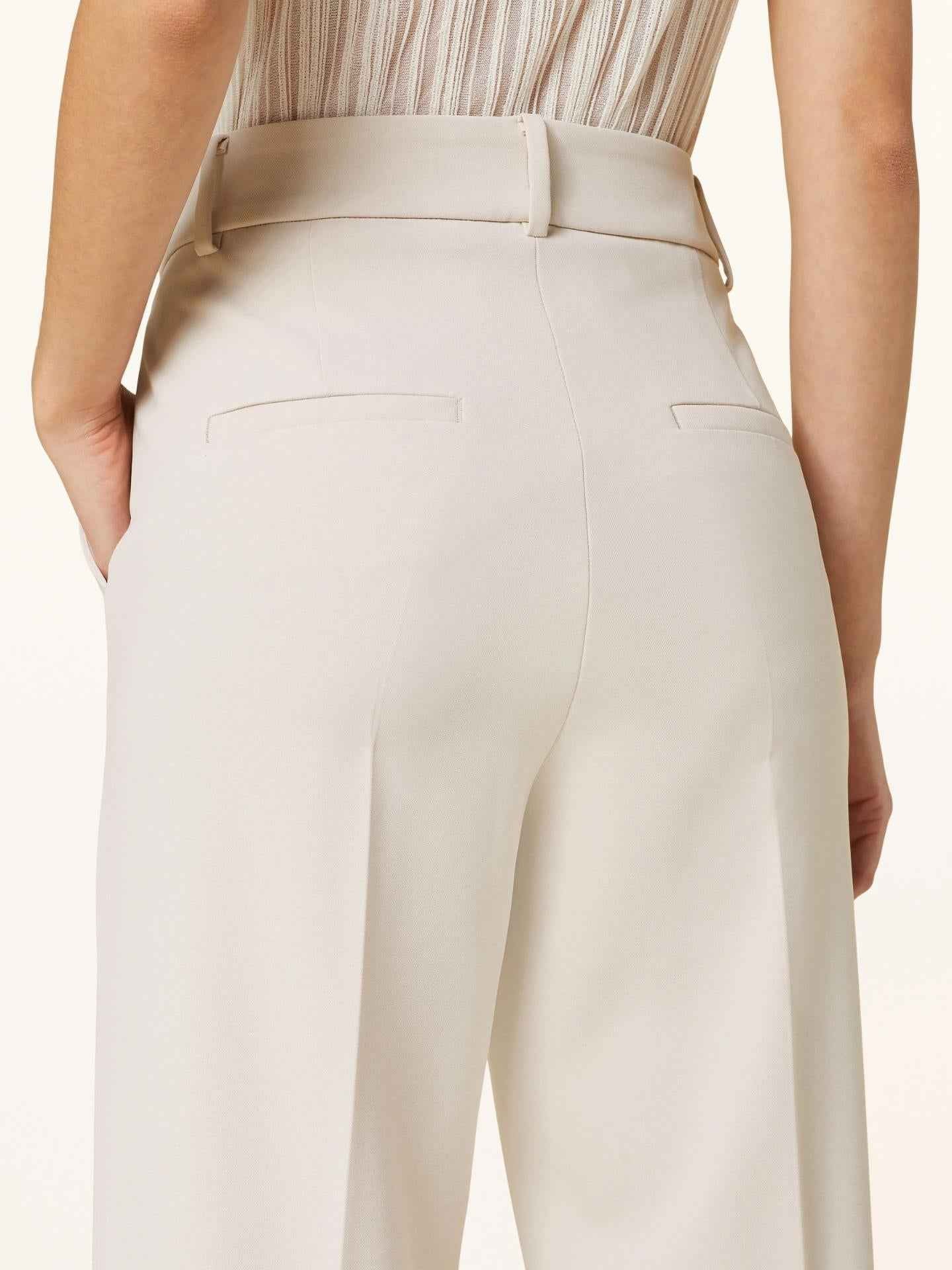 Ljusbeige Amelie Wide Leg Byxa