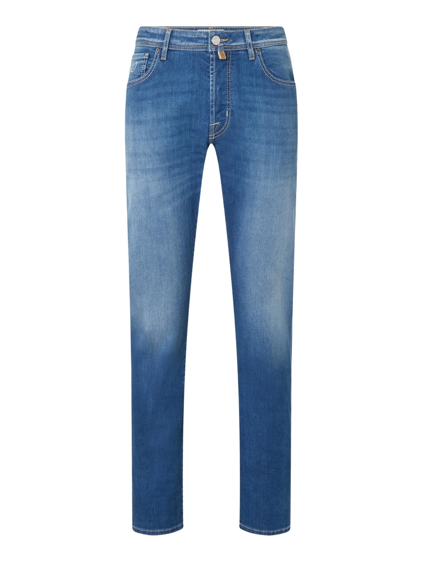 Ljusblå Bard Slim Vintage Wash Jeans - Jacob Cohen