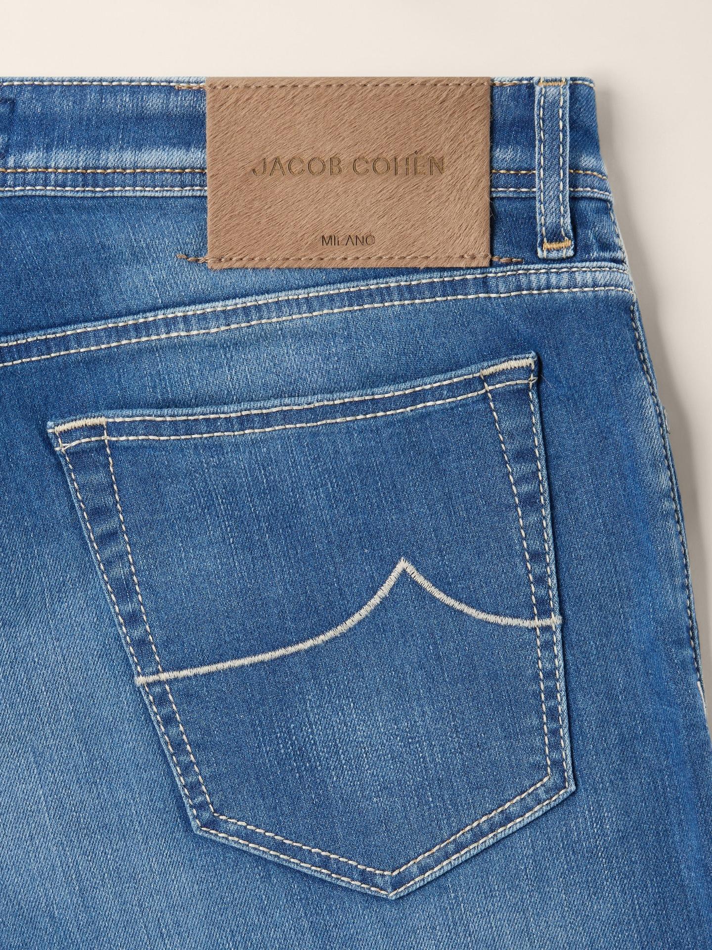 Ljusblå Bard Slim Vintage Wash Jeans - Jacob Cohen
